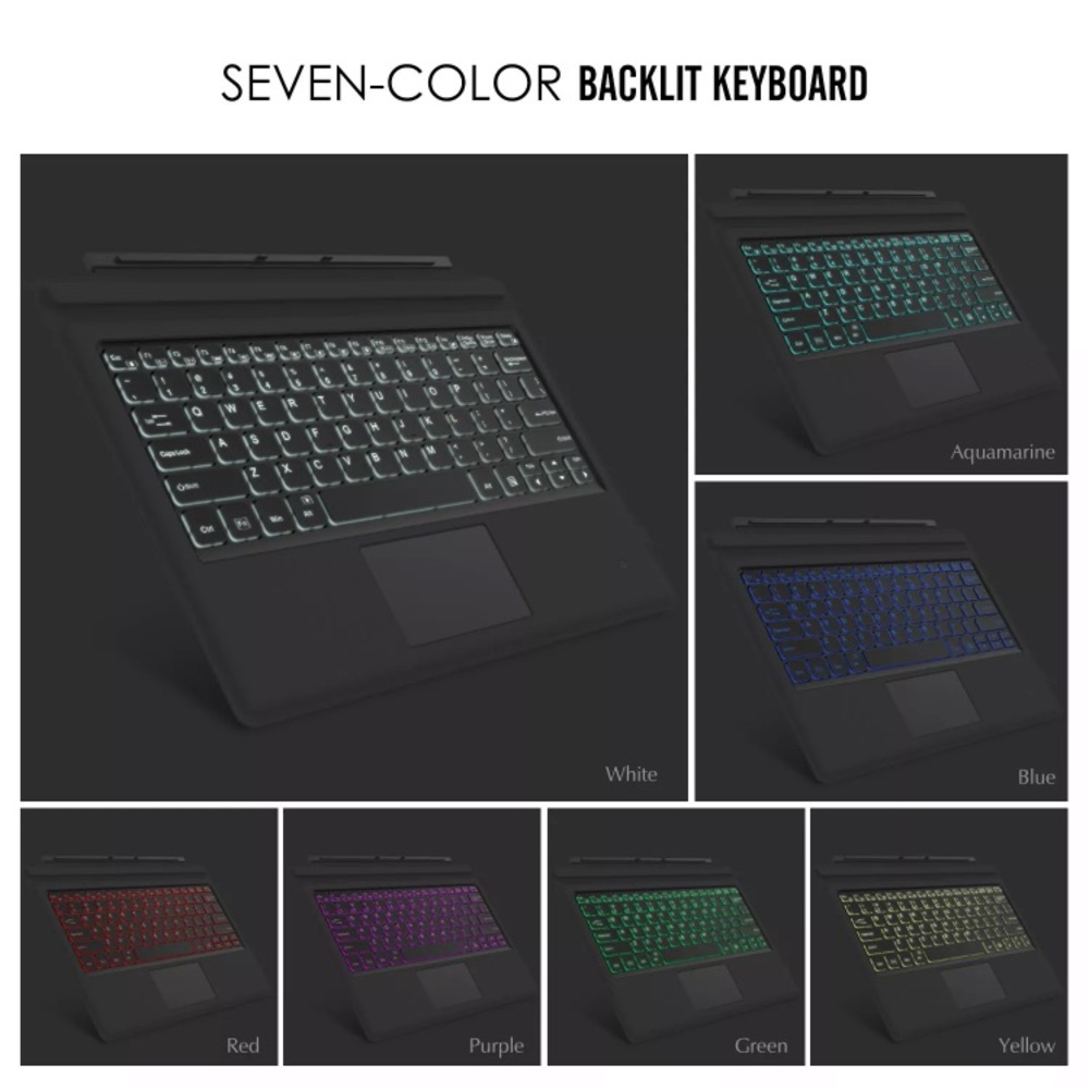 Backlit Wireless Bluetooth Keyboard Surface Pro - Picture 5 of 8